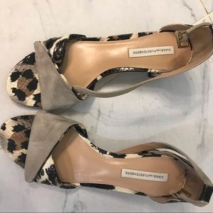Diane Von Furstenberg kitten heeled sandals